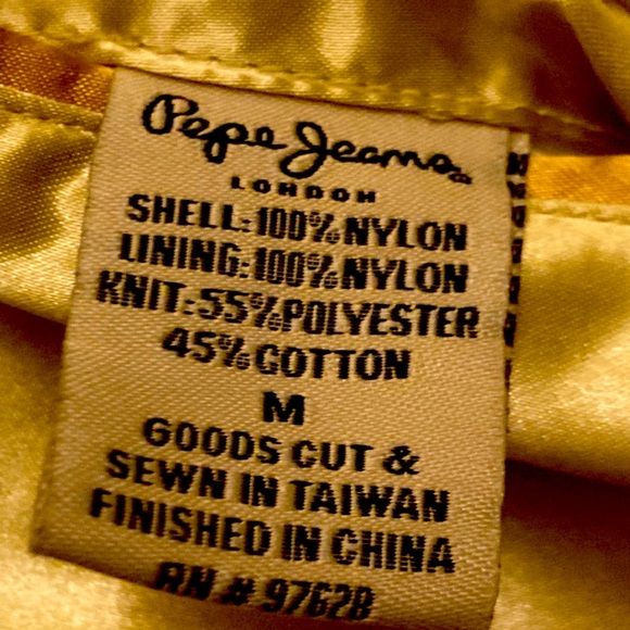 🎊💕Rare!! Vintage Nylon Satin Reversible Bomber Jacket - Picture 11 of 11